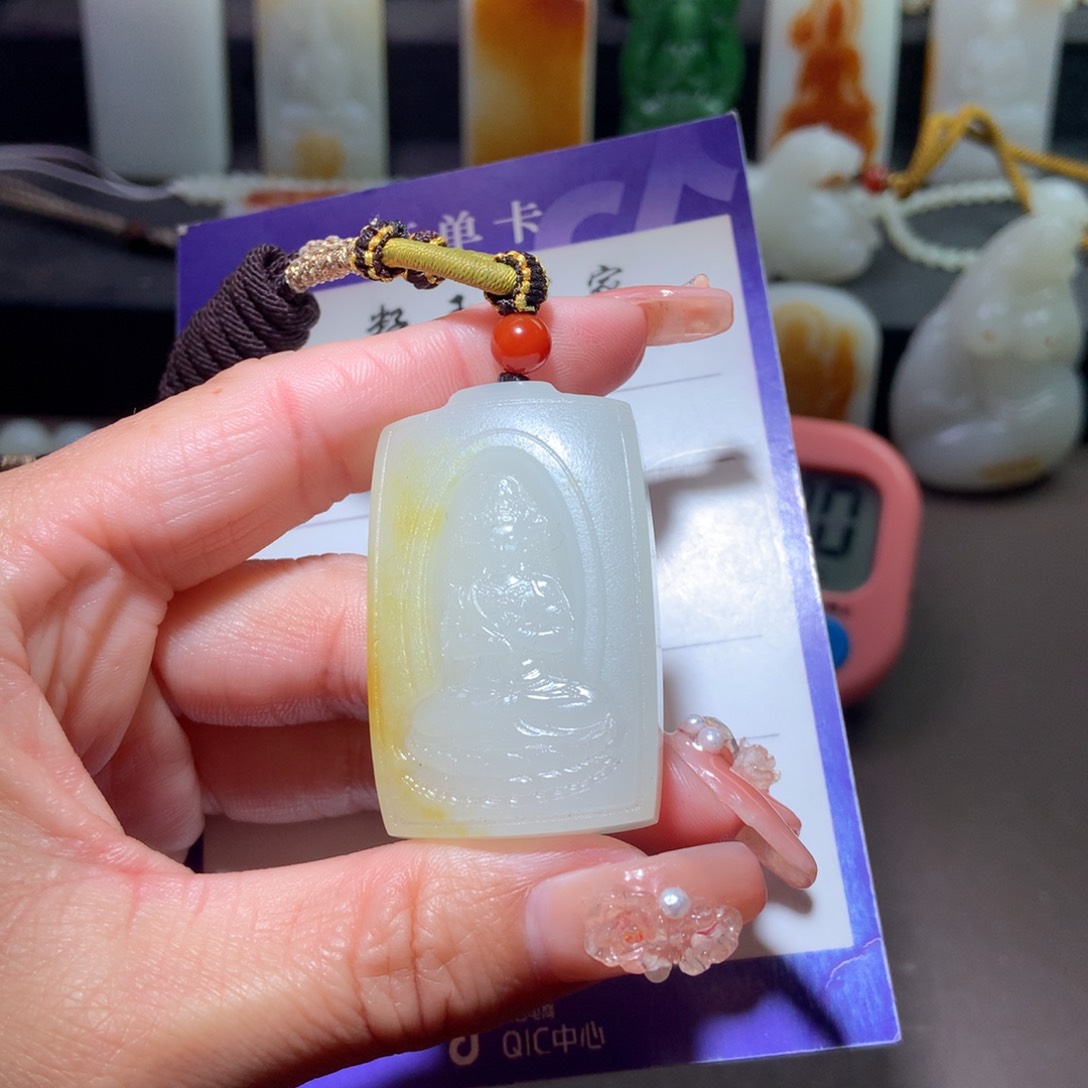 和田玉挂件未镶嵌刘*柳