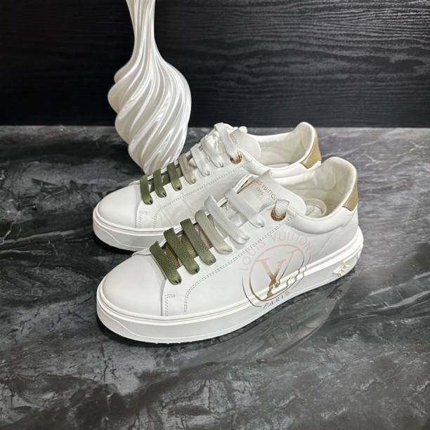 99新 LouisVuitton/路易威登 37.5码/渐变logo松糕鞋Trainer板鞋