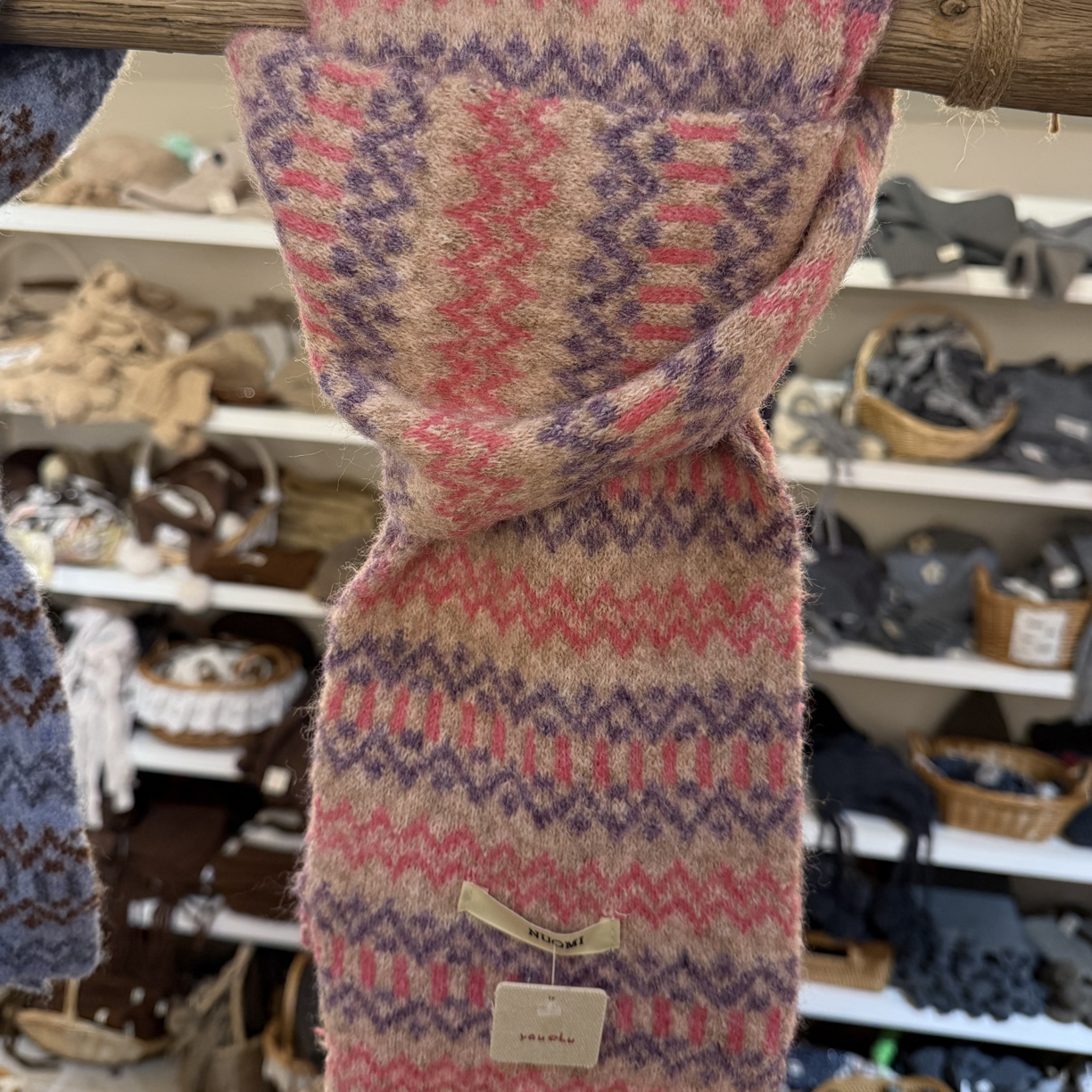 大馍馍推荐韩系氛围感针织围巾