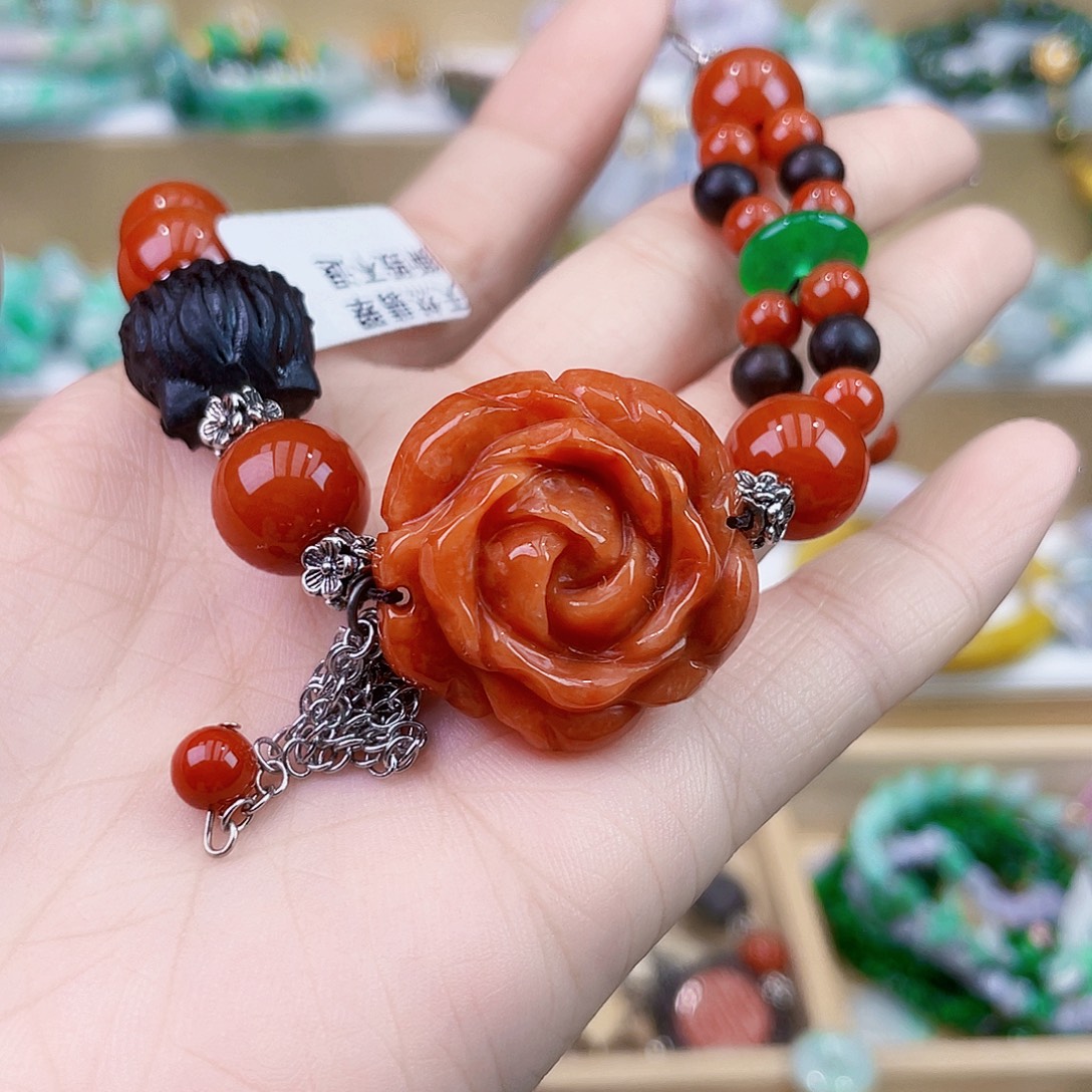 翡翠未镶嵌手链手链