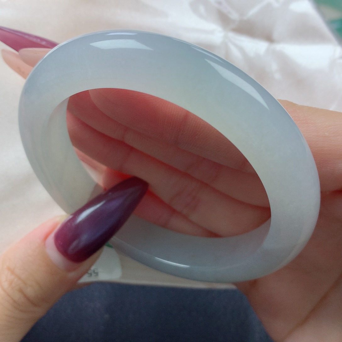 未镶嵌手镯翡翠缅甸天然翡翠A货55.5