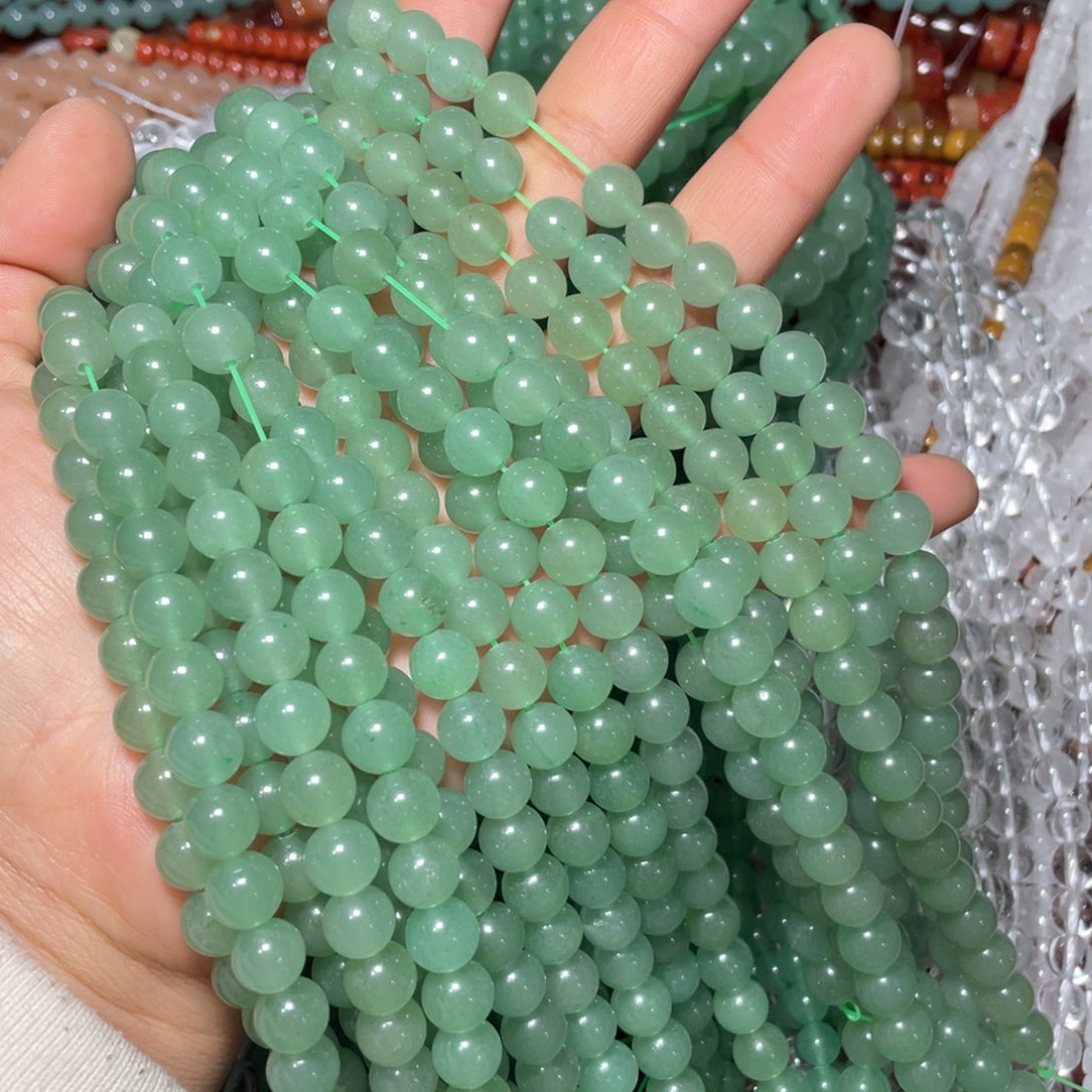 查罗石珠宝半成品合金东陵8mm