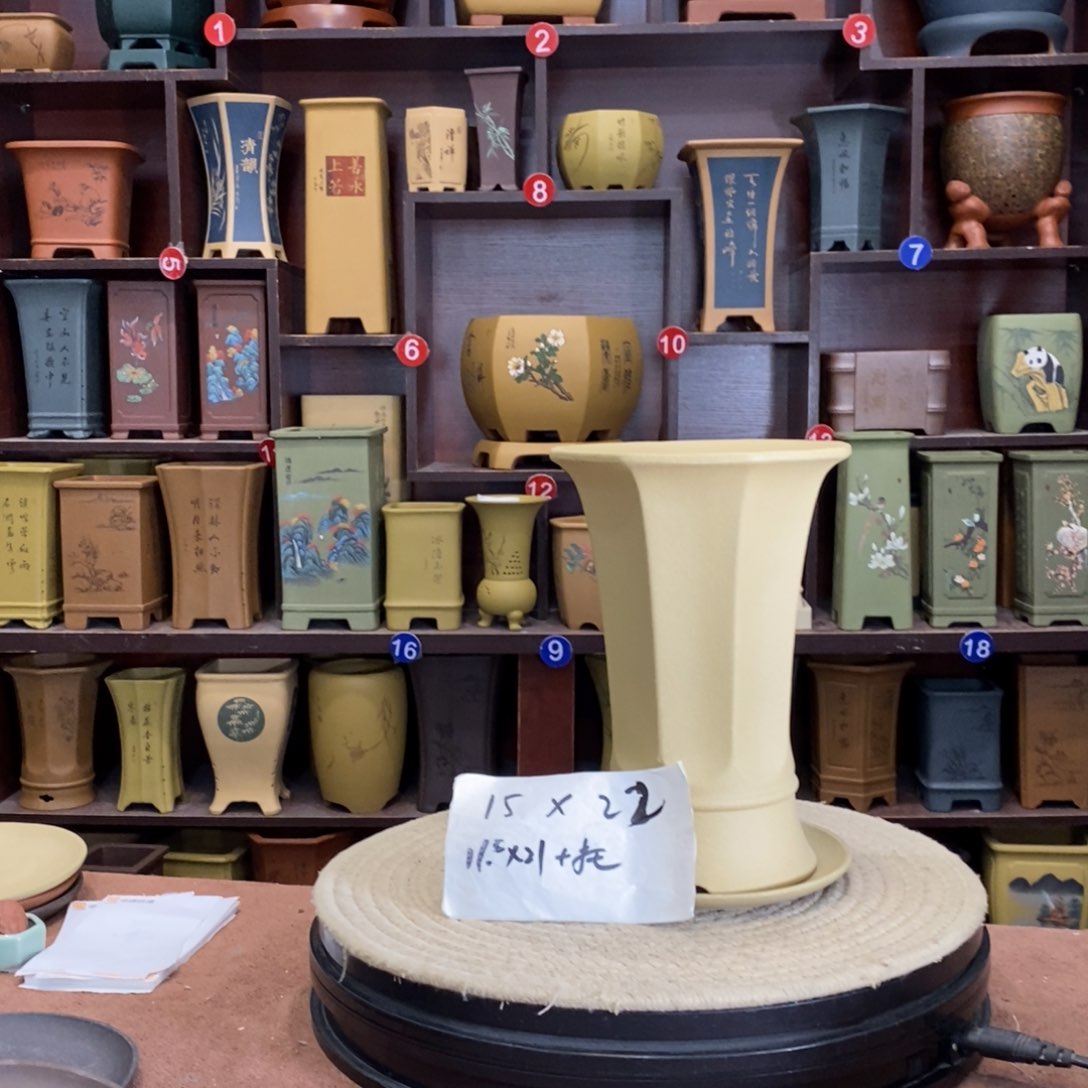 紫砂花盆紫砂花盆