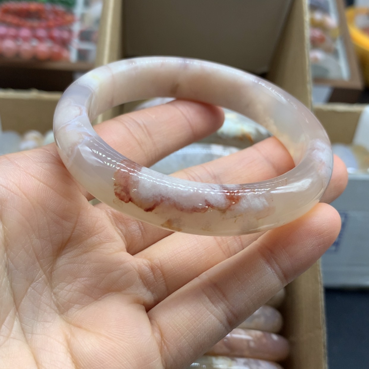 【闪购商品】玛瑙/玉髓手镯未镶嵌k**s