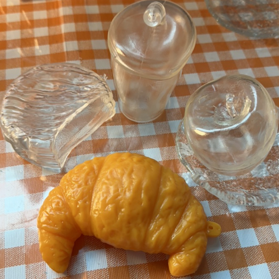 环子定制手作球【异形球皮】DIY饮料杯、牛角包、铜锣烧苹果（水晶封口