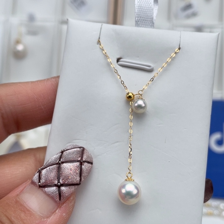 海水珍珠颈饰18K金镶嵌