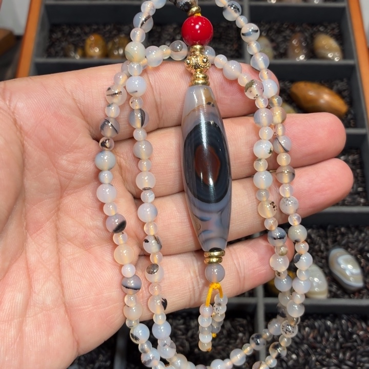 玛瑙/玉髓散珠_HEIMORI 天然天珠