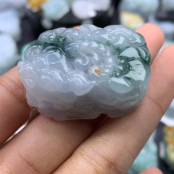 翡翠未镶嵌颈饰天然缅甸翡翠