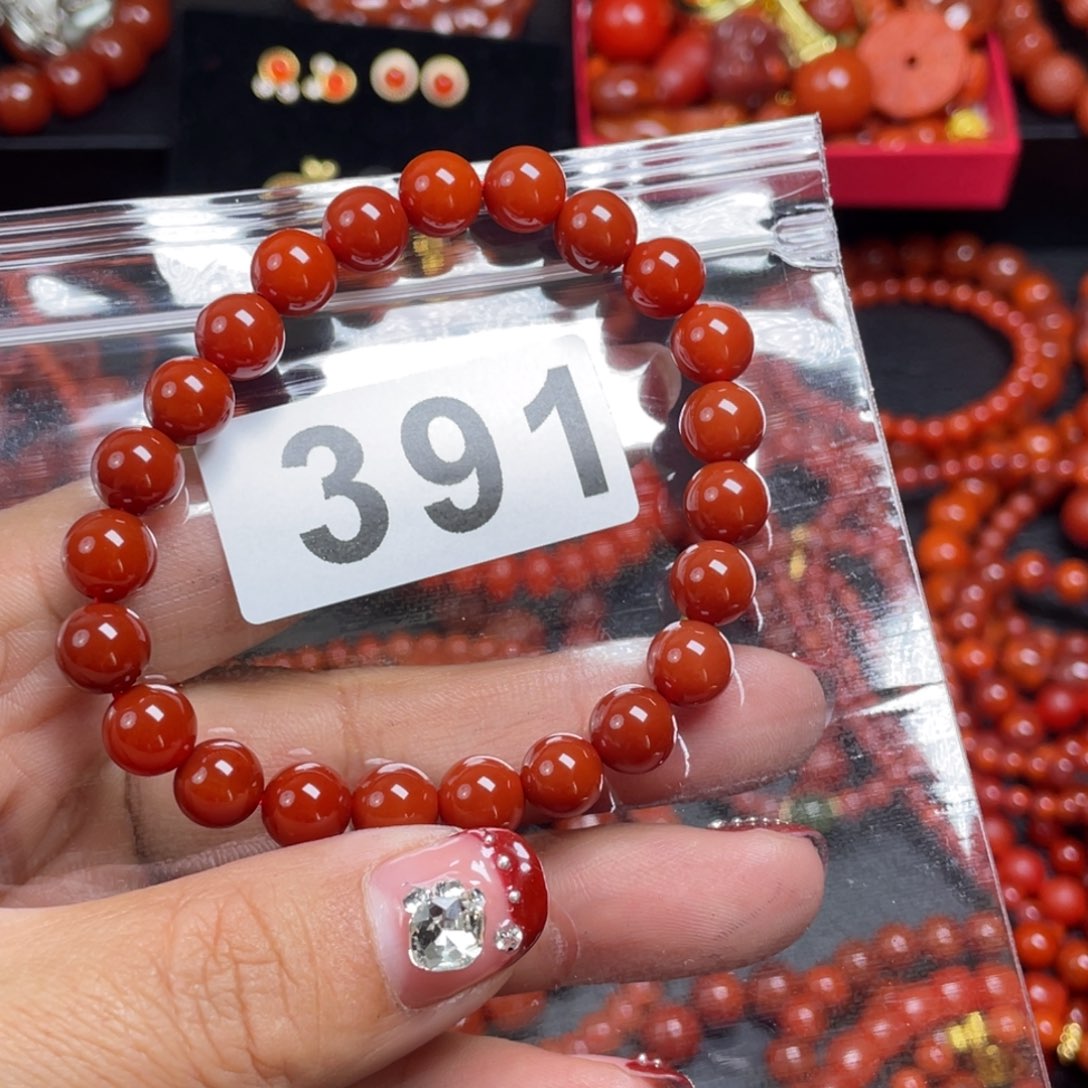 南红玛瑙手链未镶嵌修*