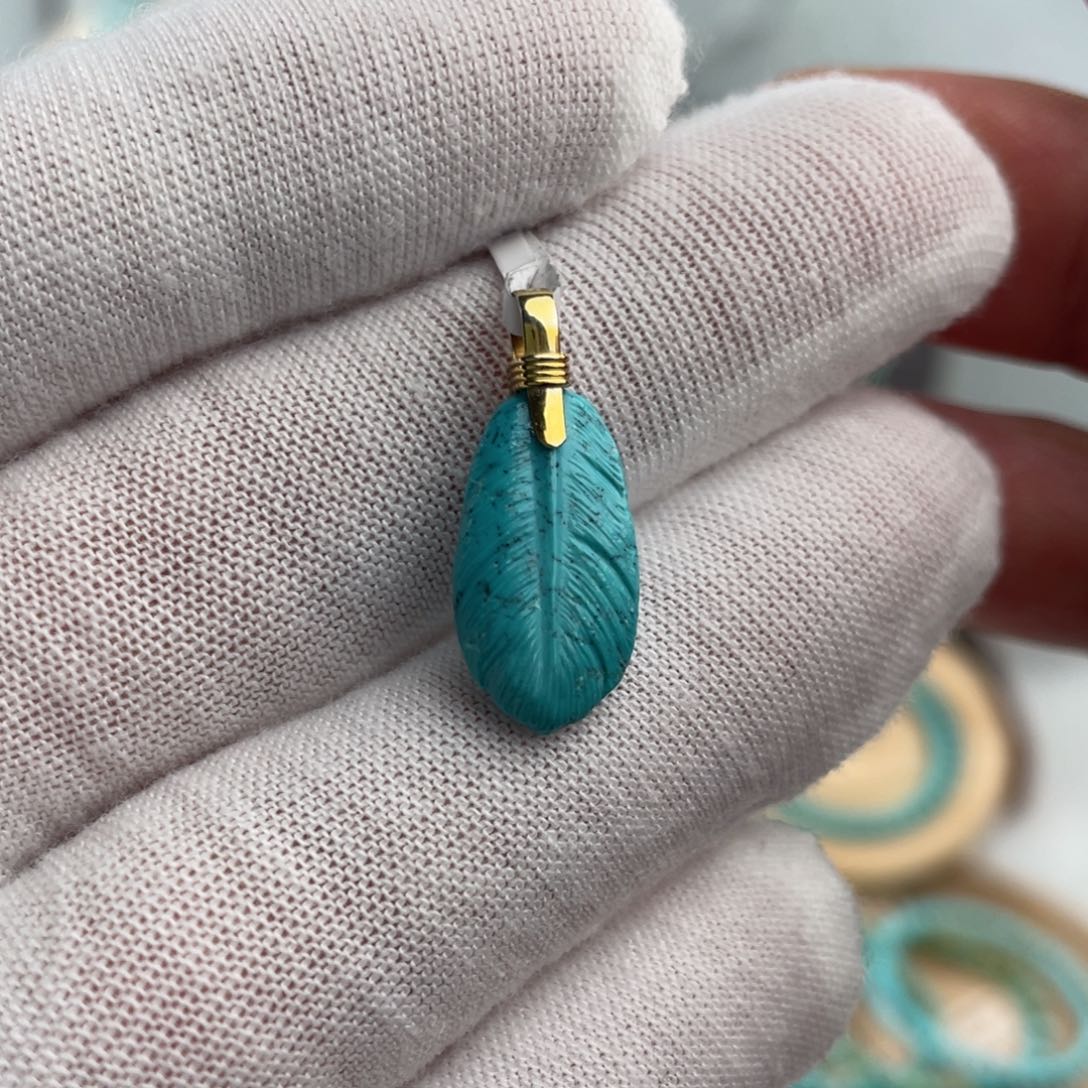 绿松石手链未镶嵌金枝玉叶