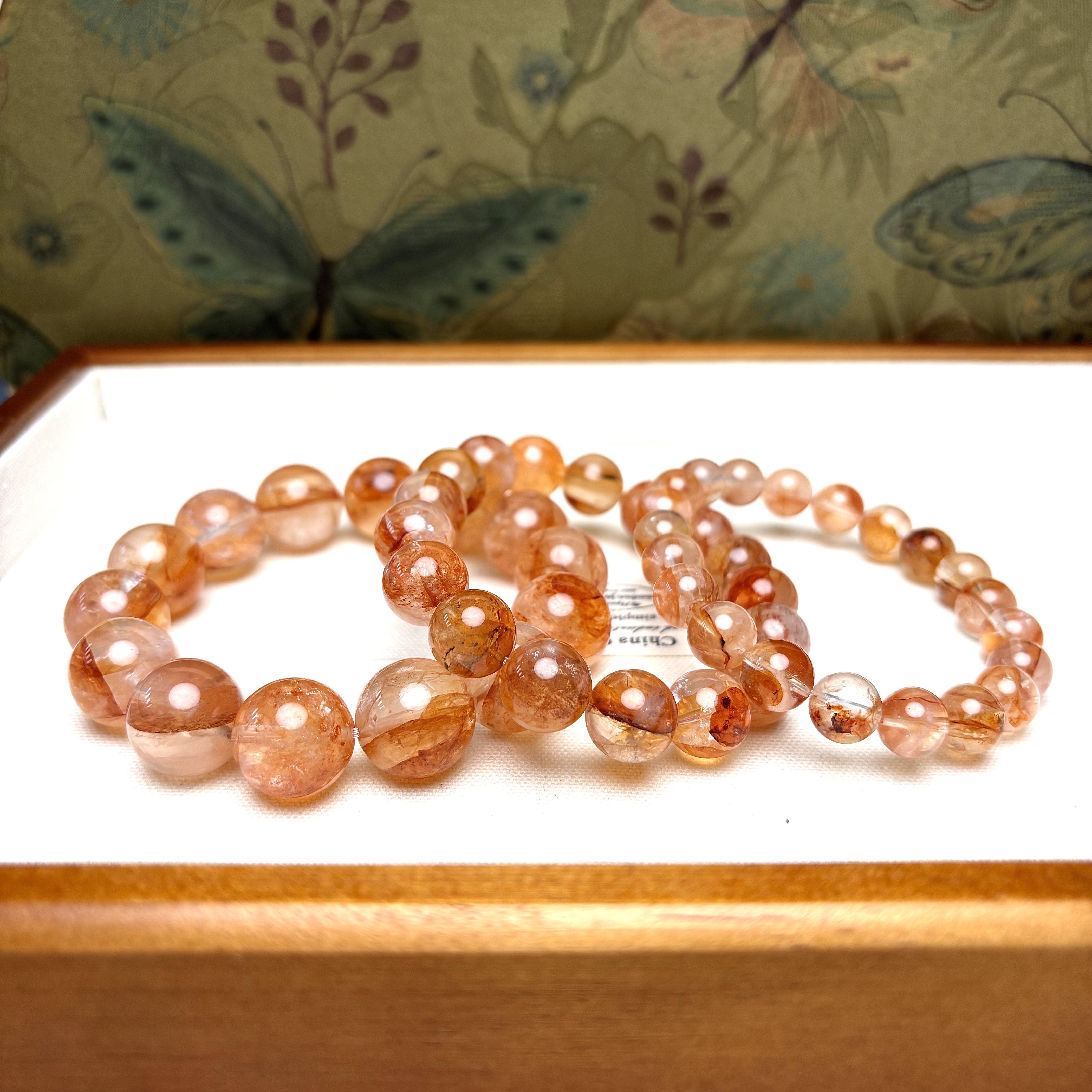 NBZB「奶爸珠宝」795 胶花水晶单圈手串手链多样性发其一