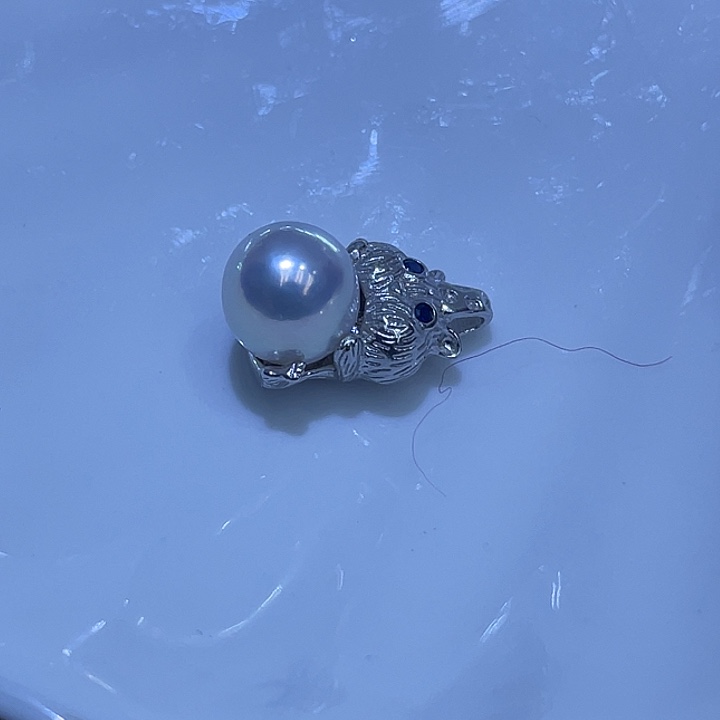 淡水珍珠颈饰银S925镶嵌