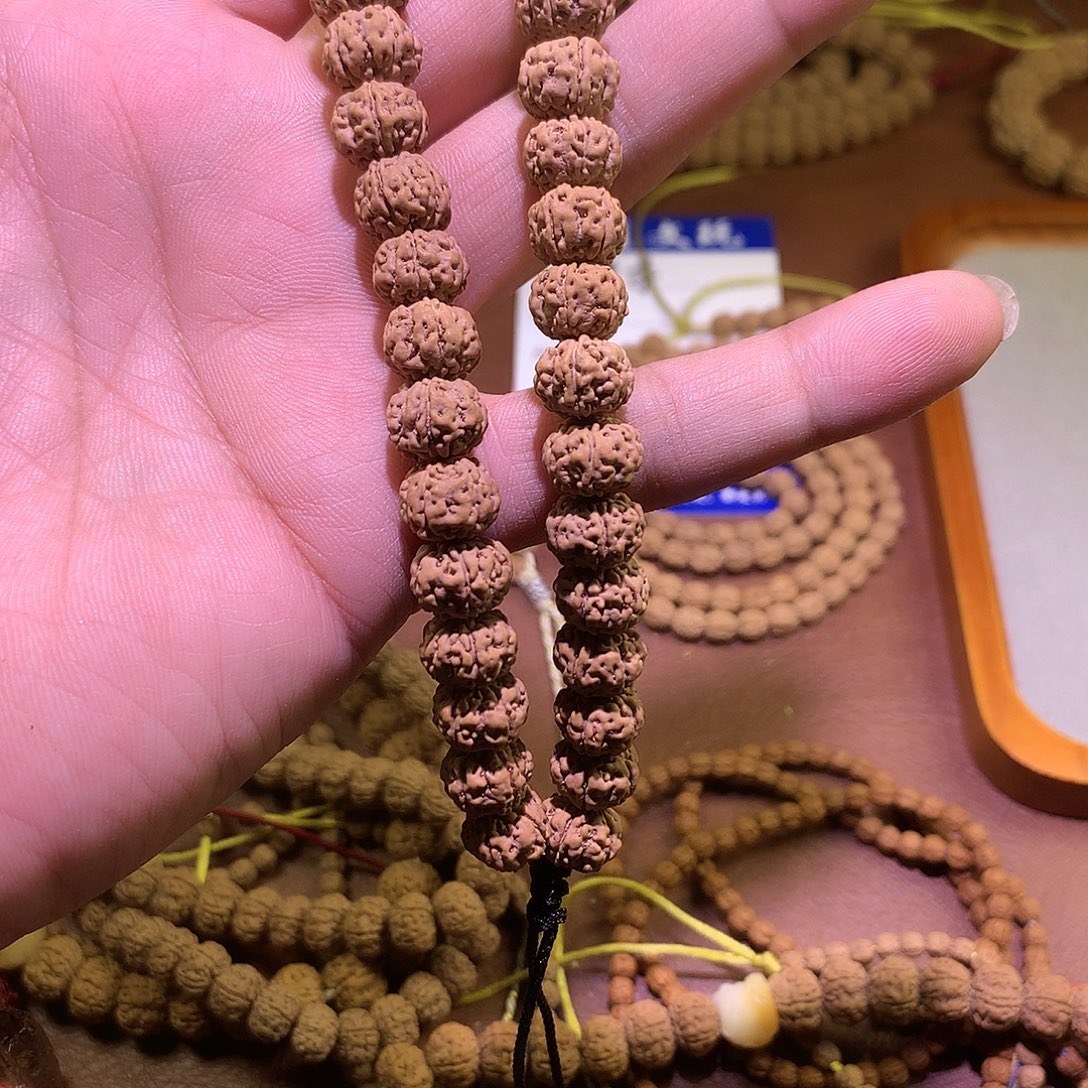 冰***喝金刚菩提手串金刚菩提子11+