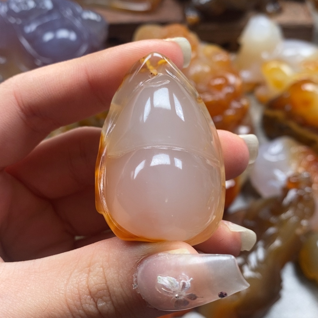 玛瑙/玉髓未镶嵌颈饰