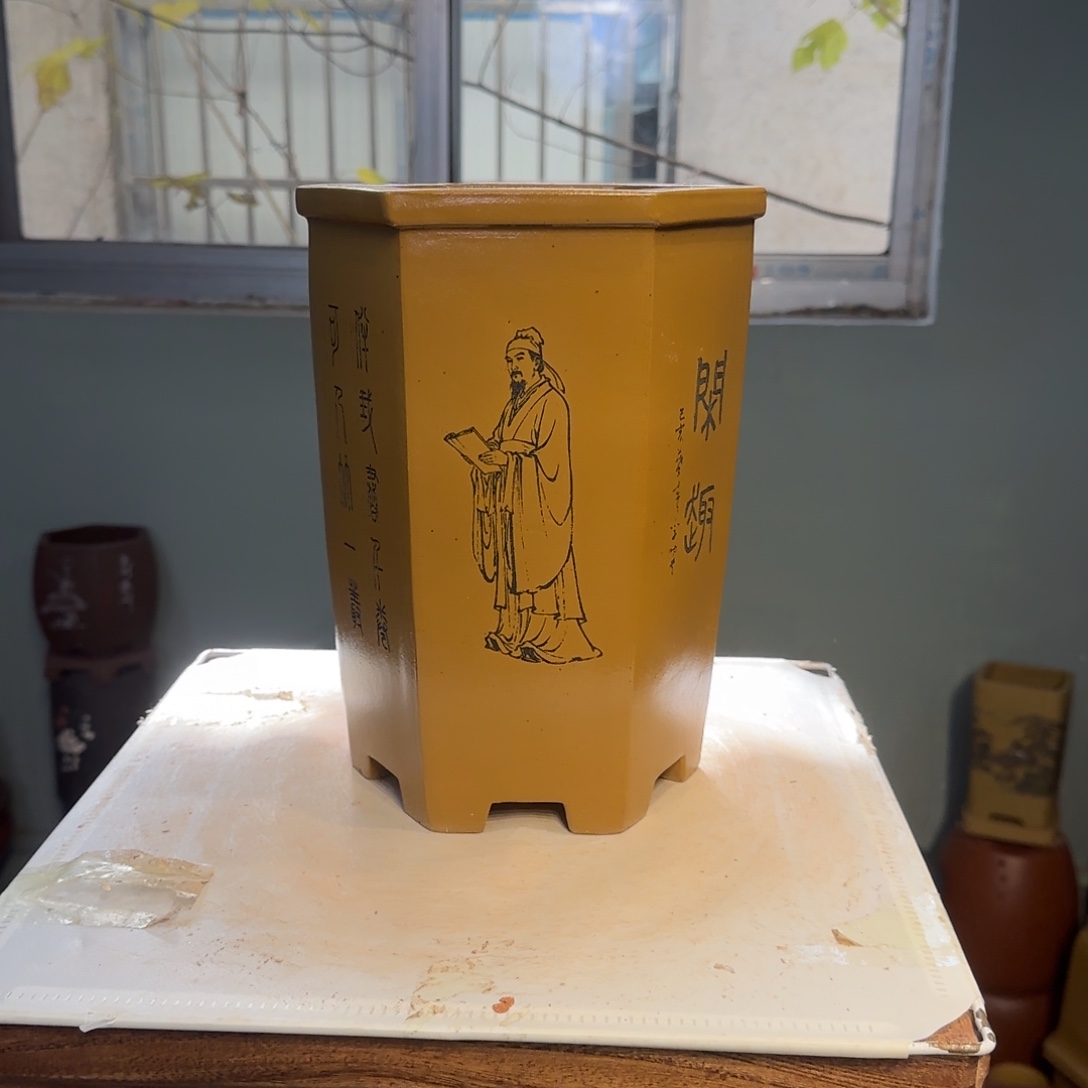 紫砂花盆紫砂口径20