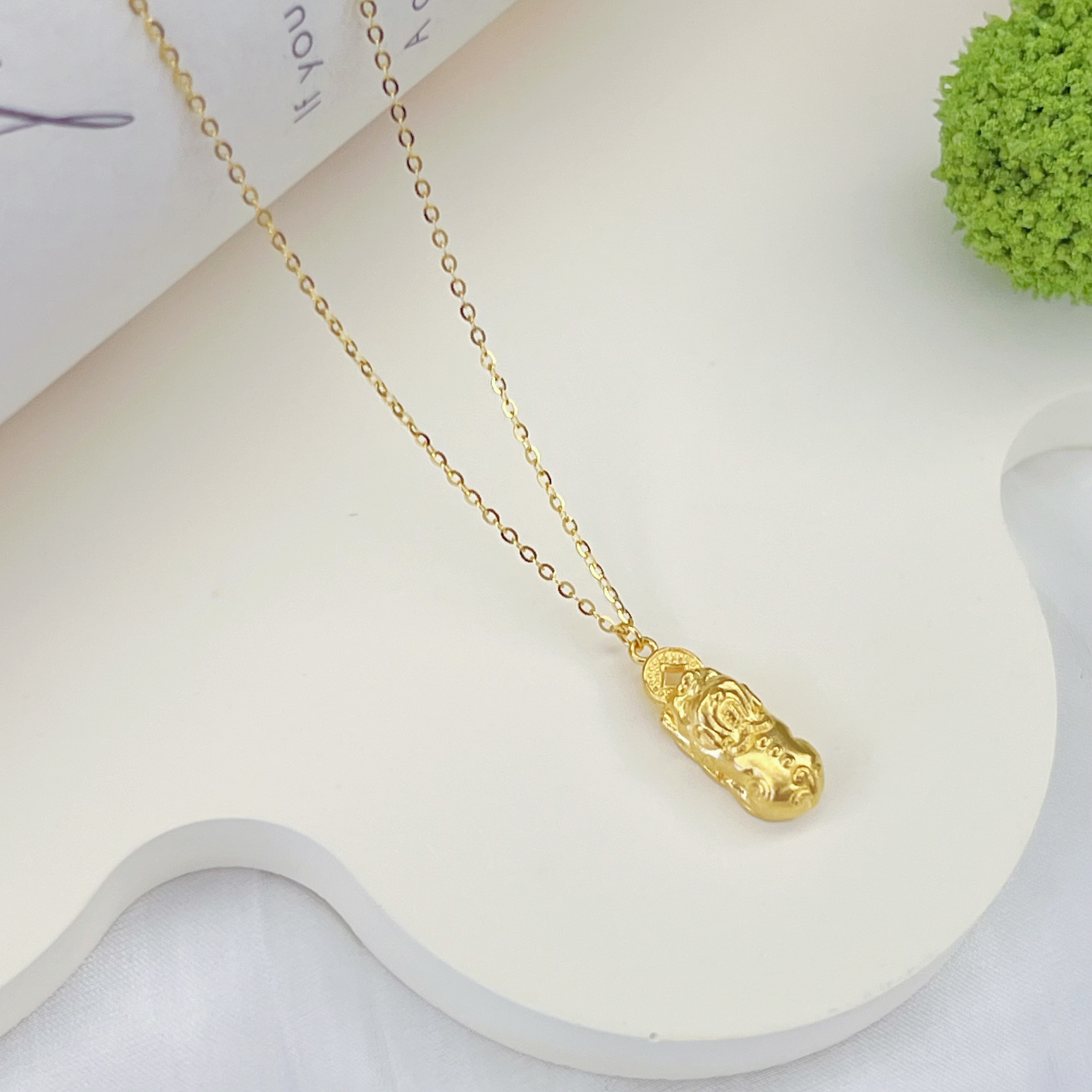 不支持7天无理由【吞金兽貔貅黄金项链】足金999 多样性发一