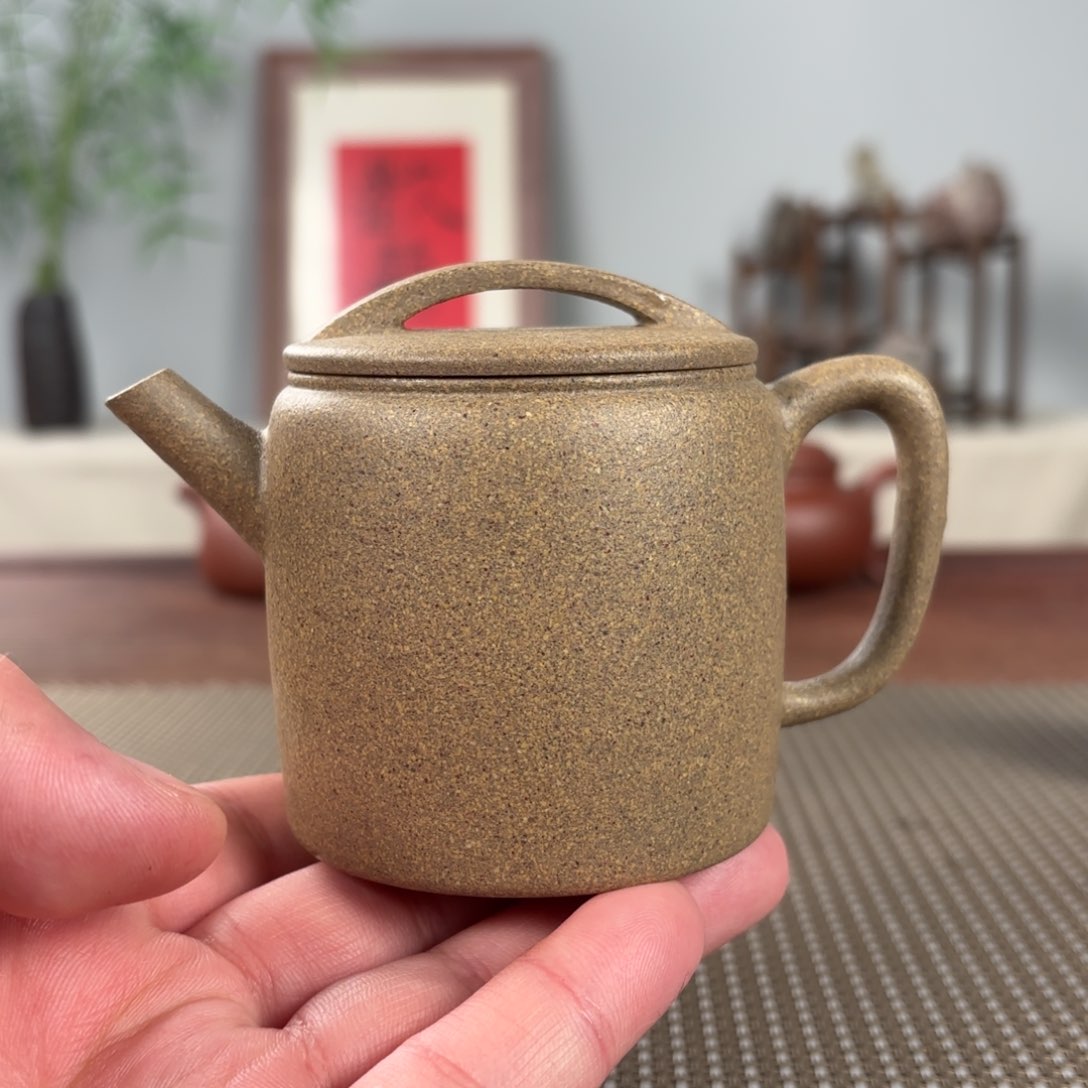 紫砂茶壶微瑕黄龙山原矿紫砂壶