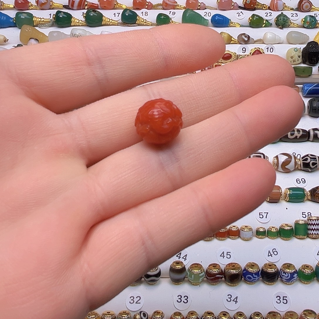 快***贝玛瑙/玉髓未镶嵌颈饰