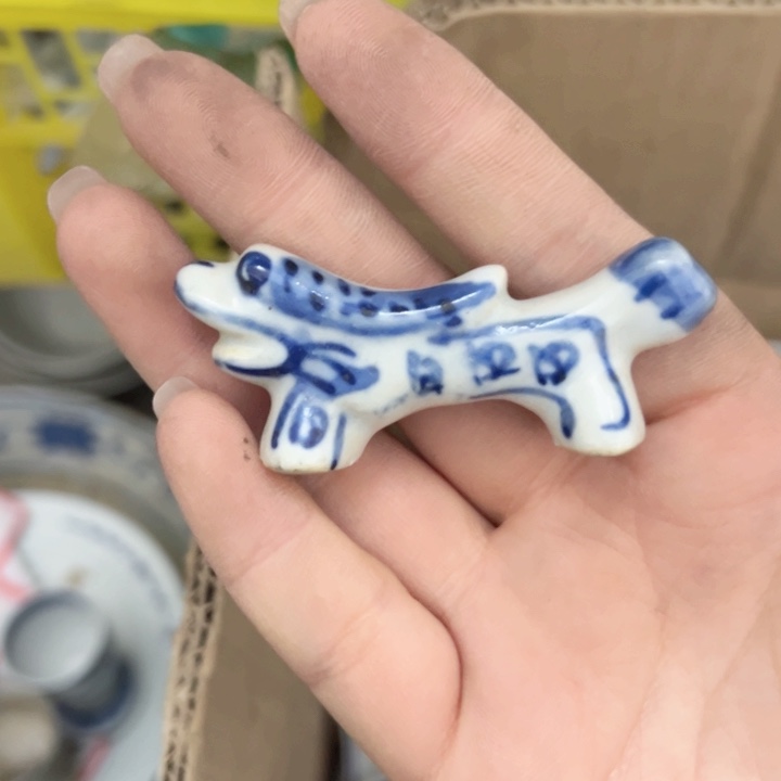 景德镇陶瓷高温瓷笔架筷架