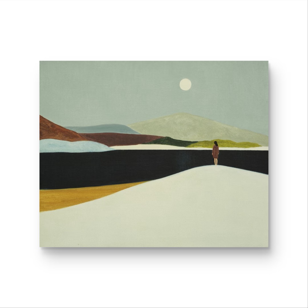 《守望》手绘画/60x80cm/中古风系列ZGF-47