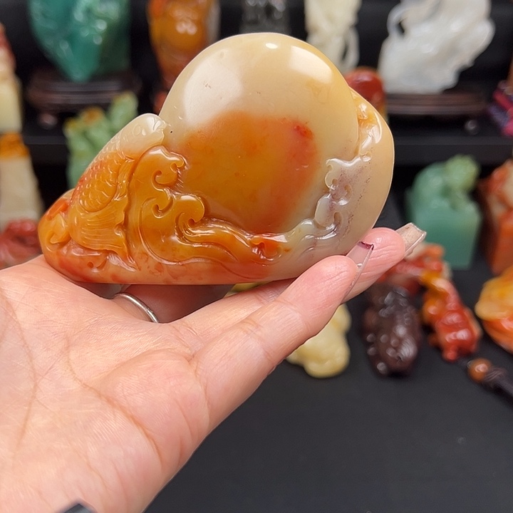 寿山石老性芙蓉石