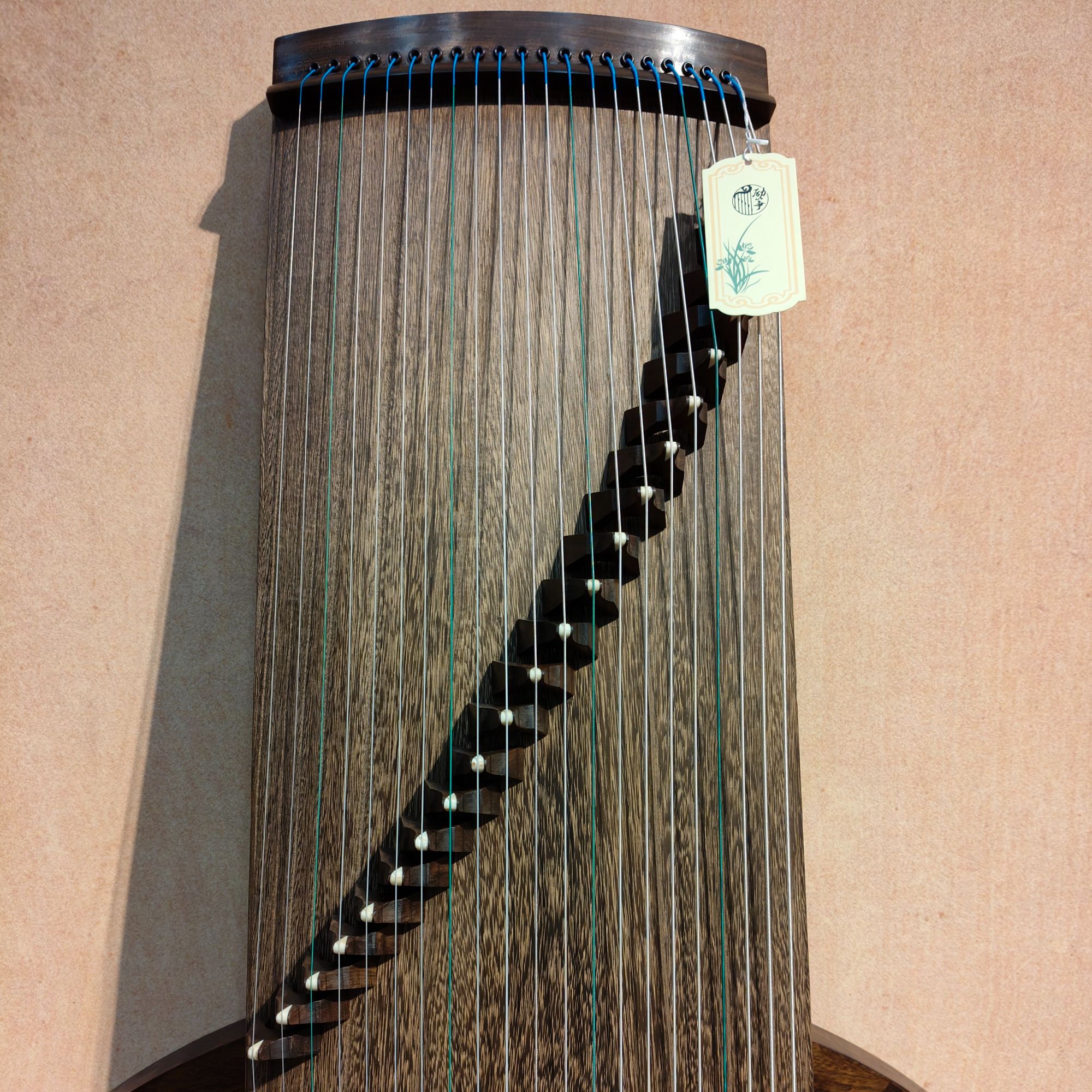 【78厘米21弦小挖筝】一对一教学服务  黑檀木筝码  包教包会