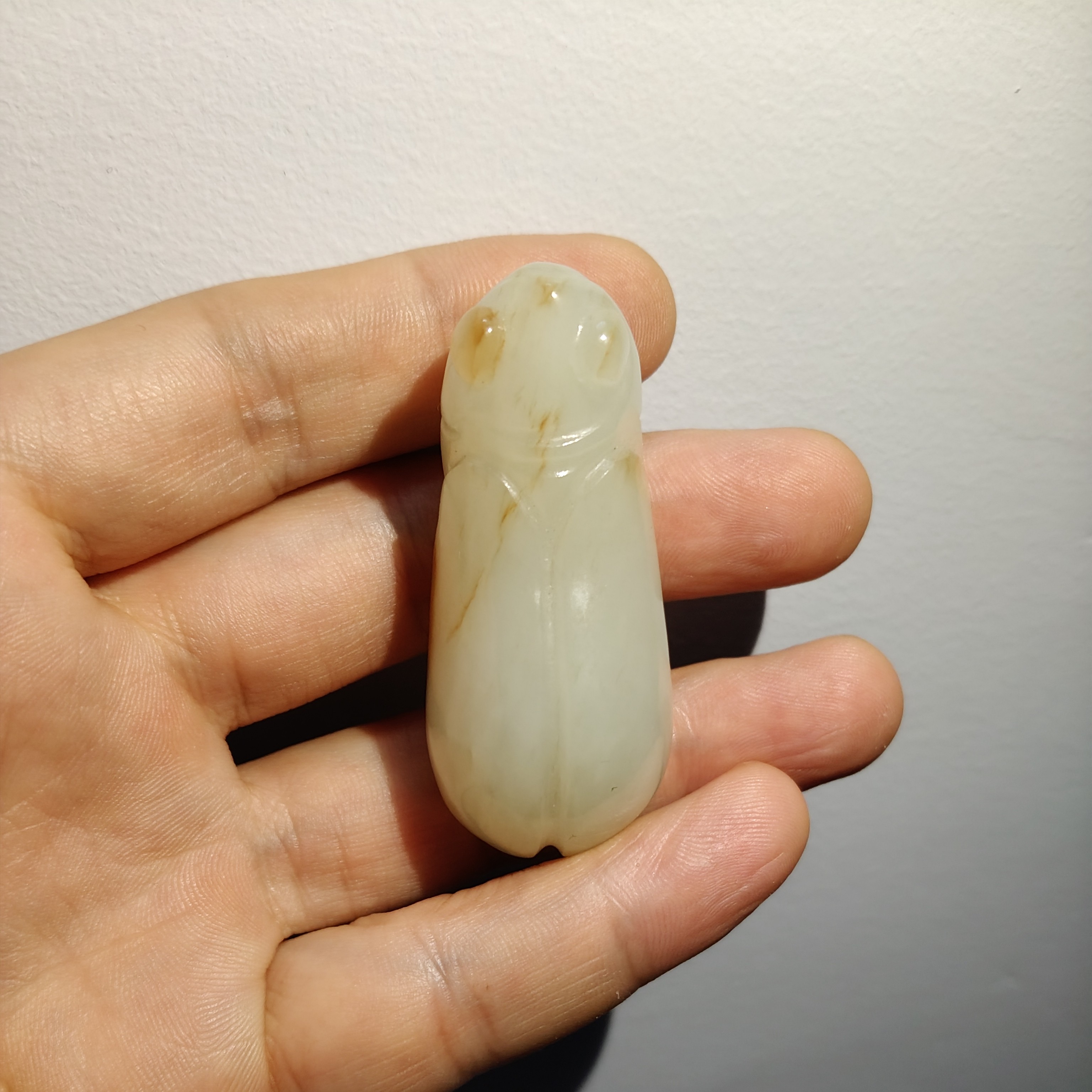 天然新疆和田玉青玉挂件