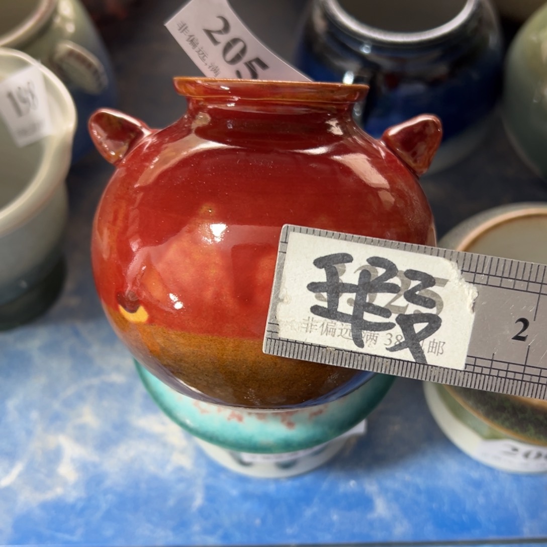 红陶景德镇手工花盆