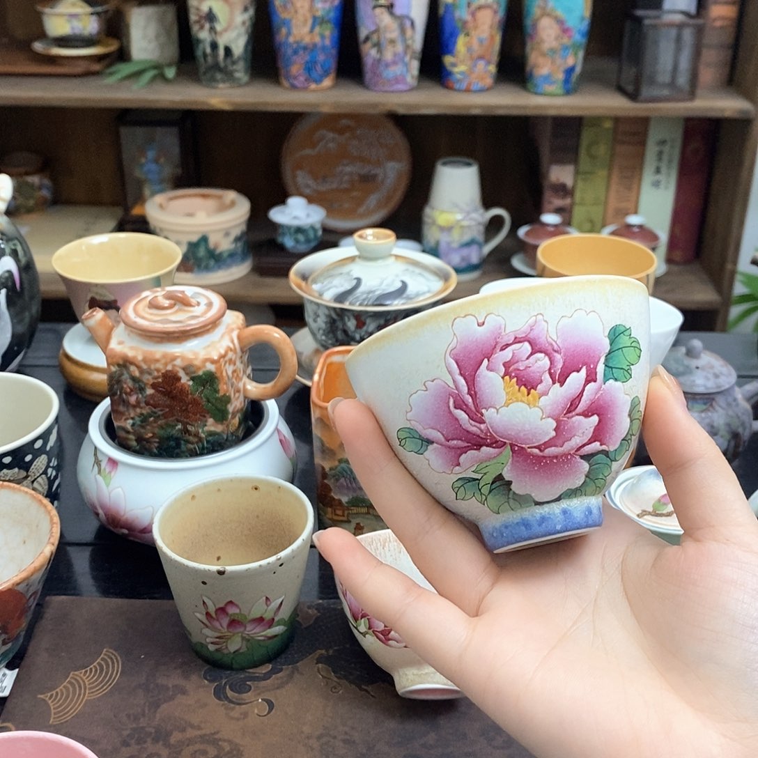 微瑕10 景德镇手工手绘制作