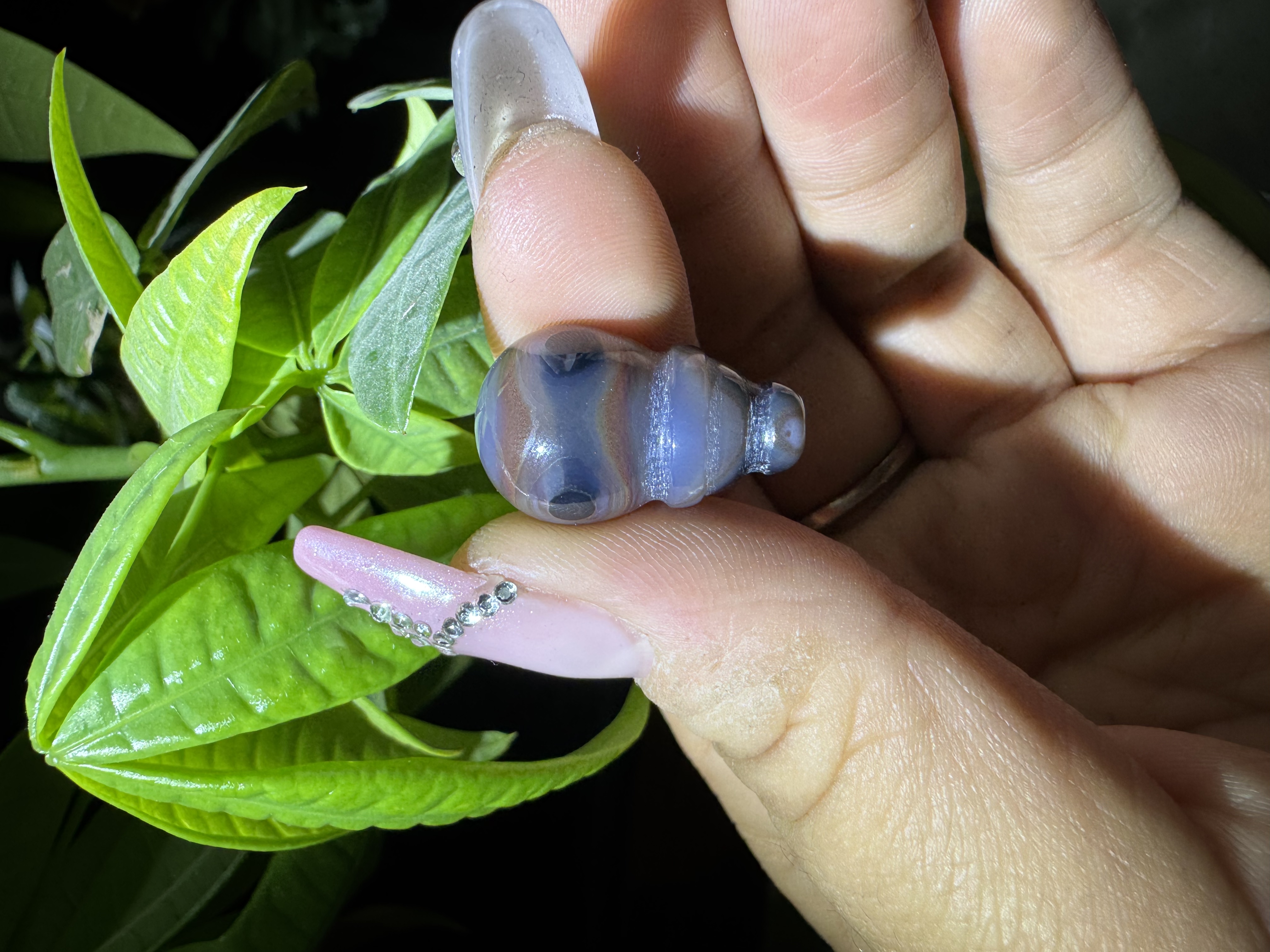 纯天然玛瑙玉髓三通