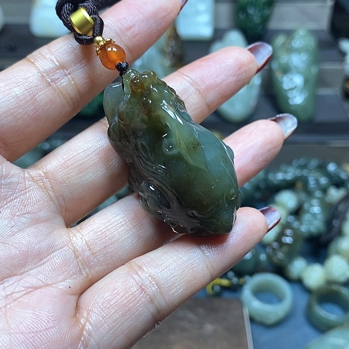 和田玉挂件 未镶嵌