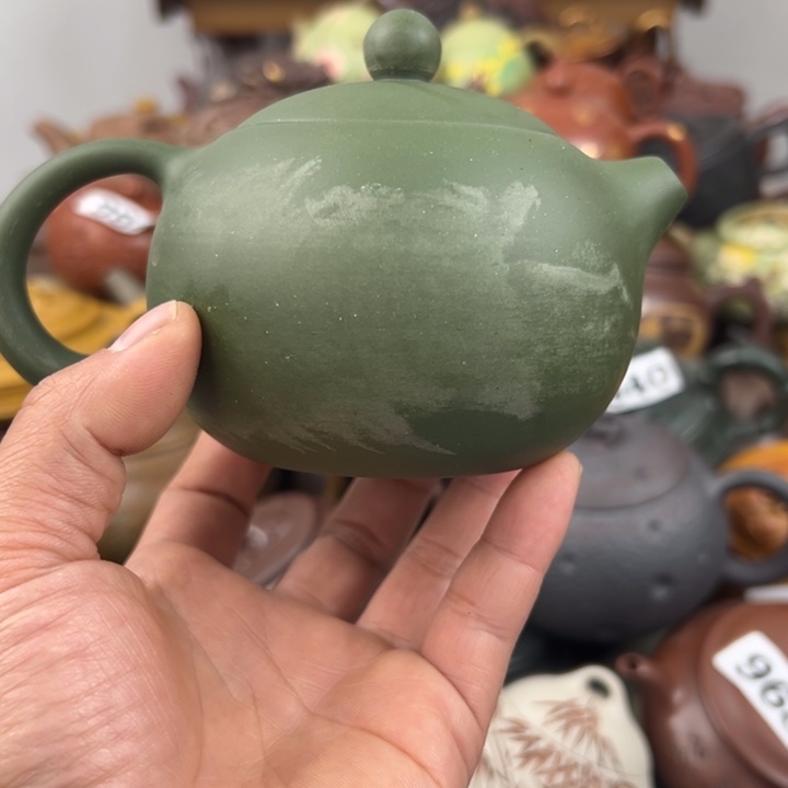 茶壶紫砂全身花泥