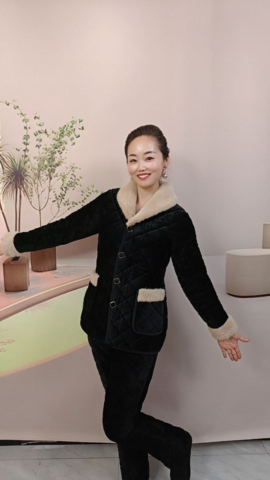 2025新款睡衣女款爆款冬季加绒外穿家居  套装