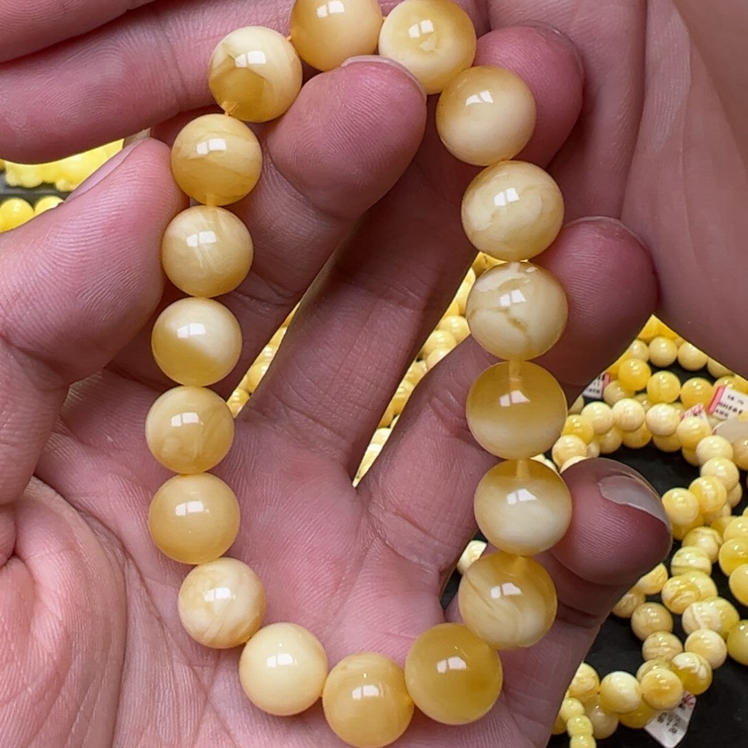 【闪购商品】琥珀珠宝奇石未镶嵌11mm14.2g