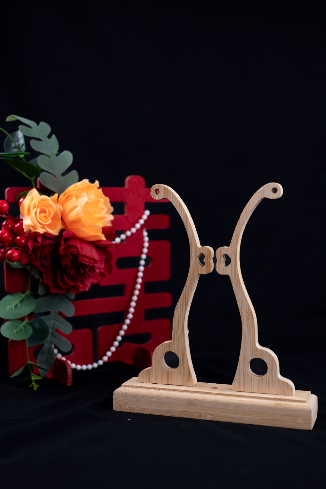 精品百搭团扇架子扇架