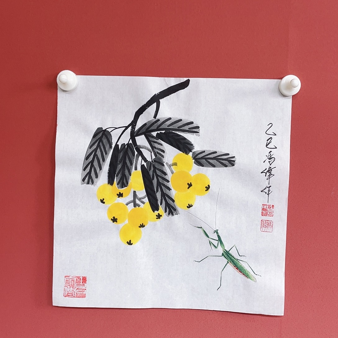 国画冯伟老师手绘国画作品音浩