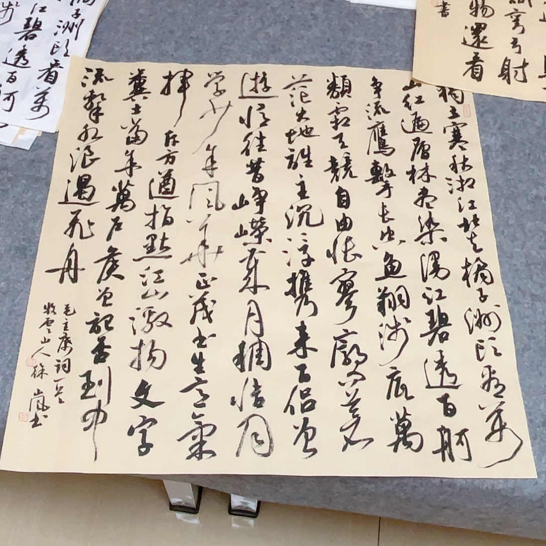 书法北兰亭徐岚69×69啊