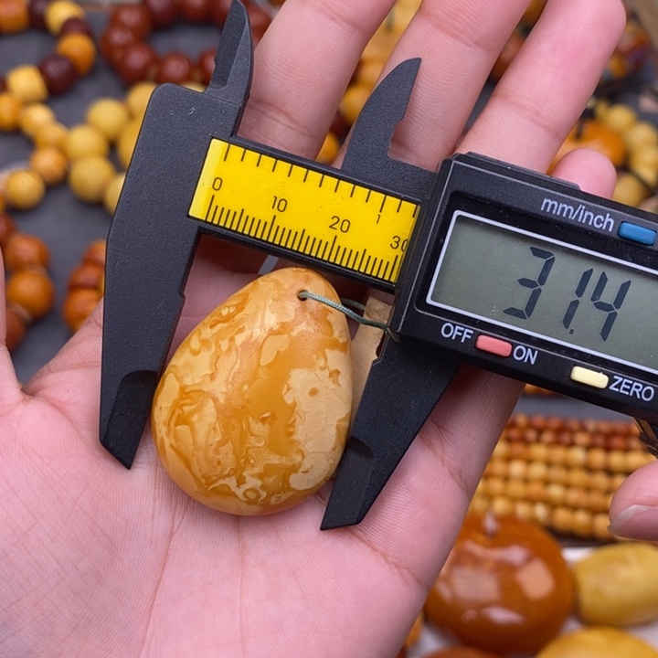 琥珀未镶嵌裸石蜜蜡L