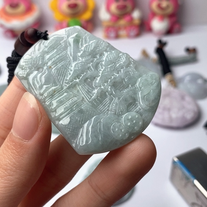 翡翠未镶嵌颈饰翡翠