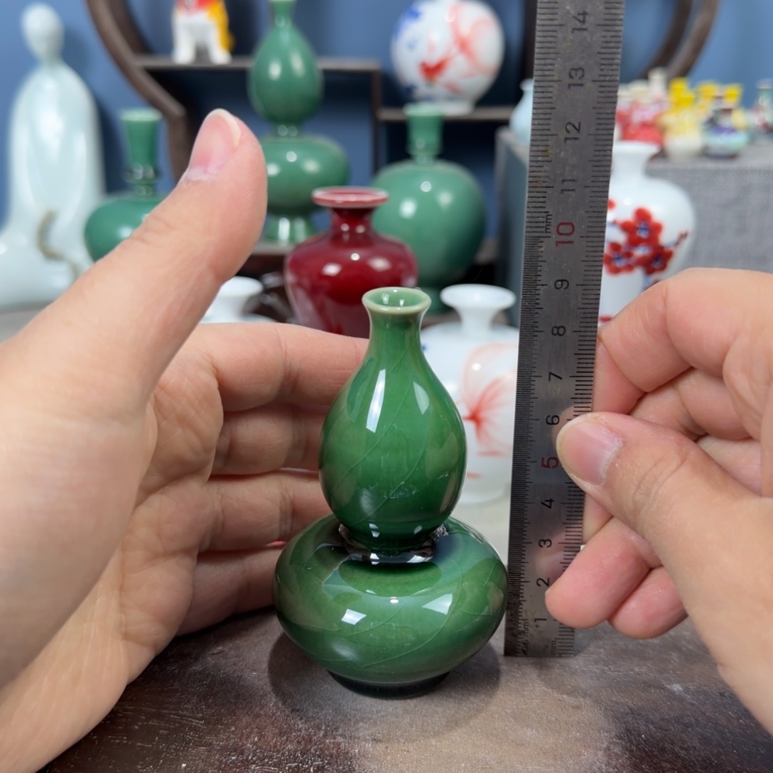 陶瓷手工小花器摆件