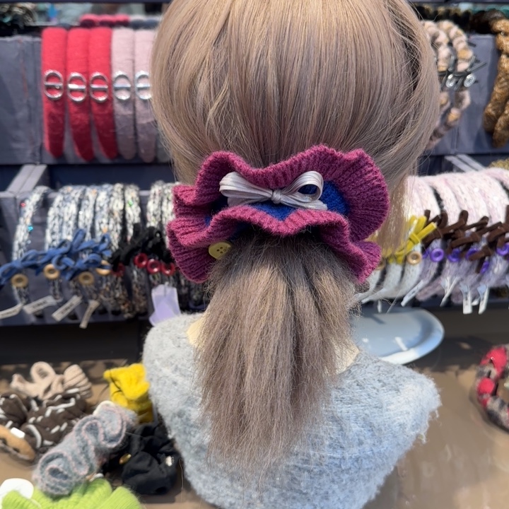 布艺铁合金发圈拼接