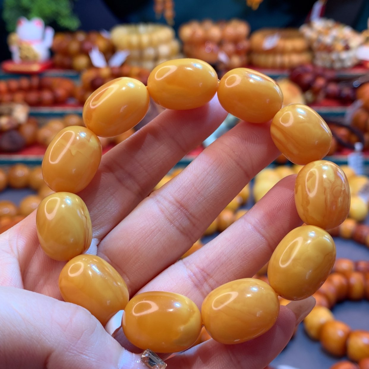 【闪购商品】蜜蜡手串未镶嵌蜜蜡手串