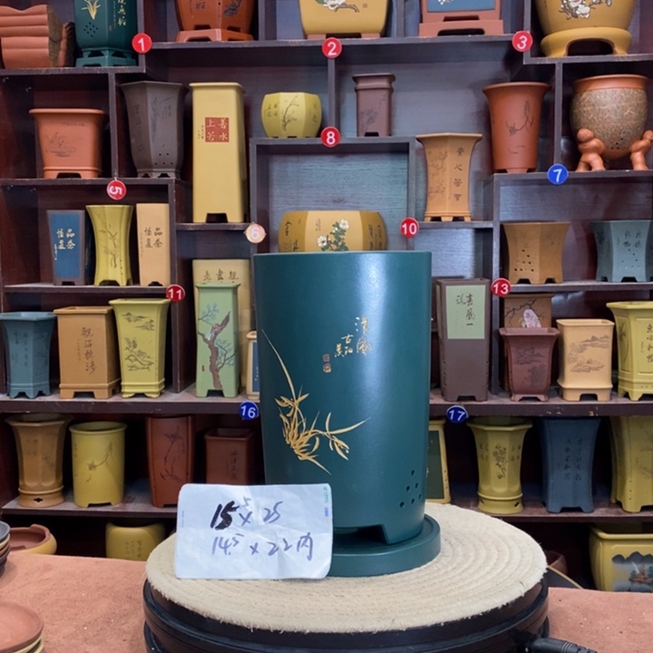 紫砂花盆紫砂花盆