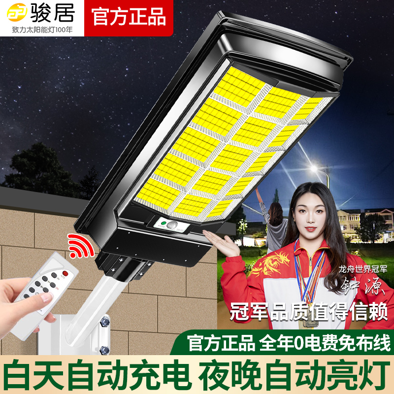 市政太阳能户外灯家用庭院灯2025新款农村工程照明超亮大功率路灯