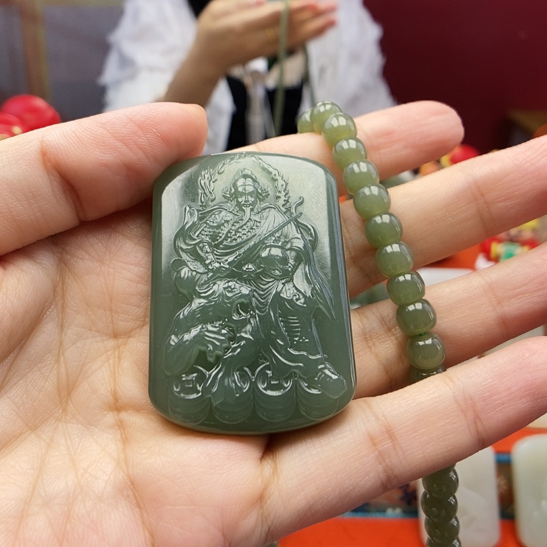 @***部和田玉未镶嵌颈饰