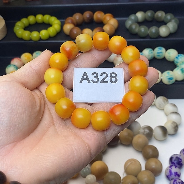 菩提根/象牙果吊坠328桶珠15mm（微瑕）