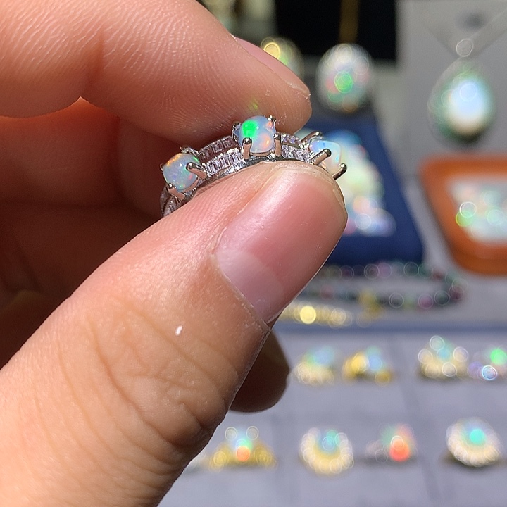 欧泊合金欧泊戒指
