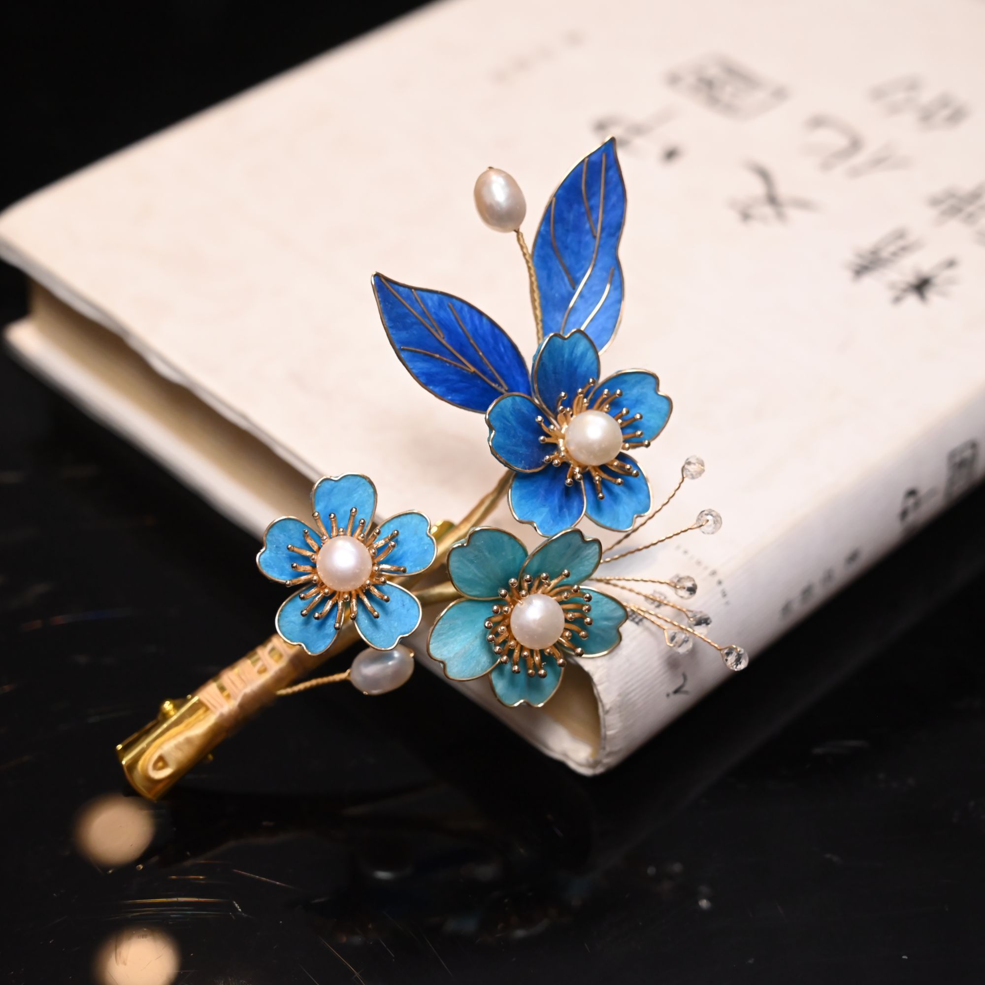 孤品 边夹 复古手工民族风古风边夹发簪