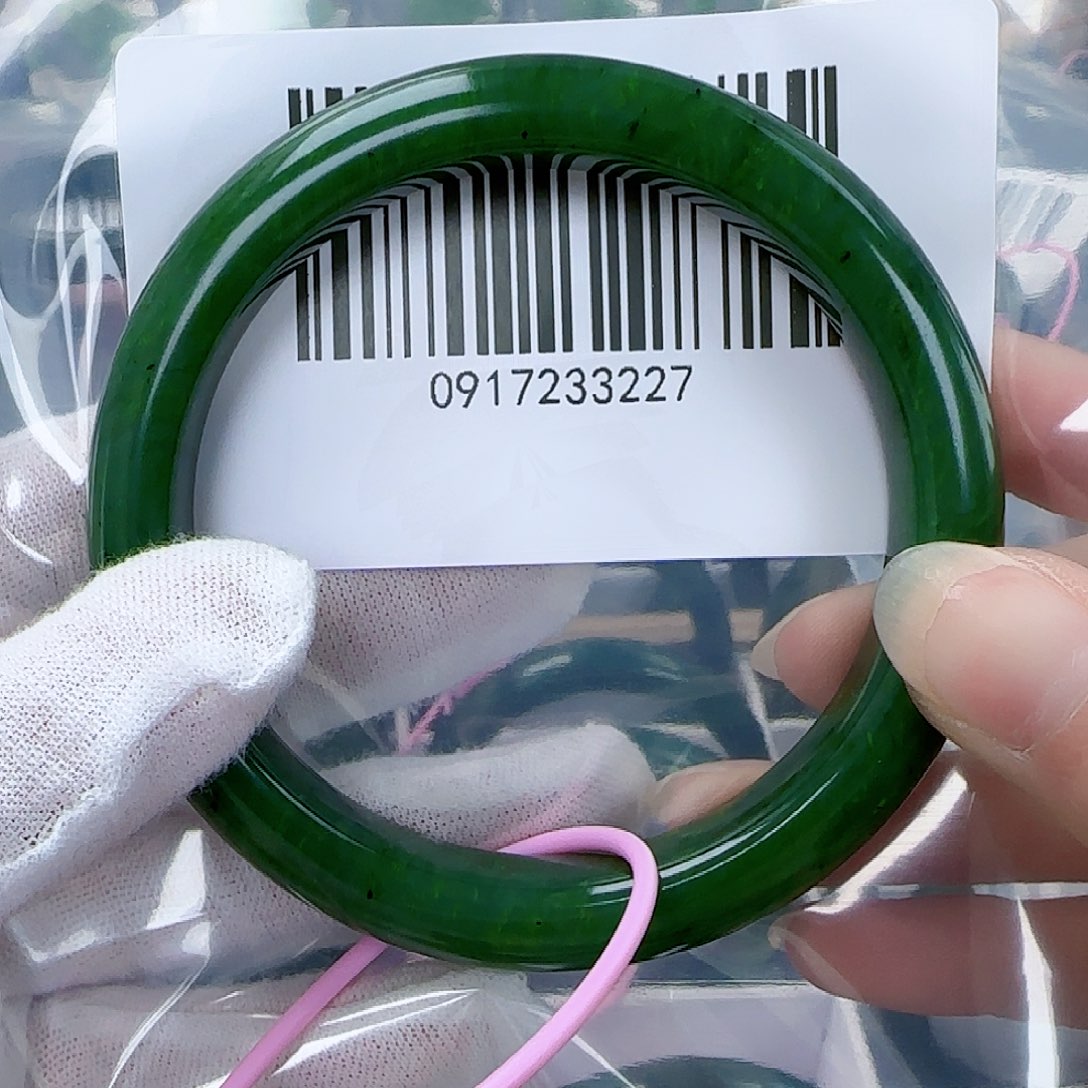 和田玉（碧玉）手镯未镶嵌6263