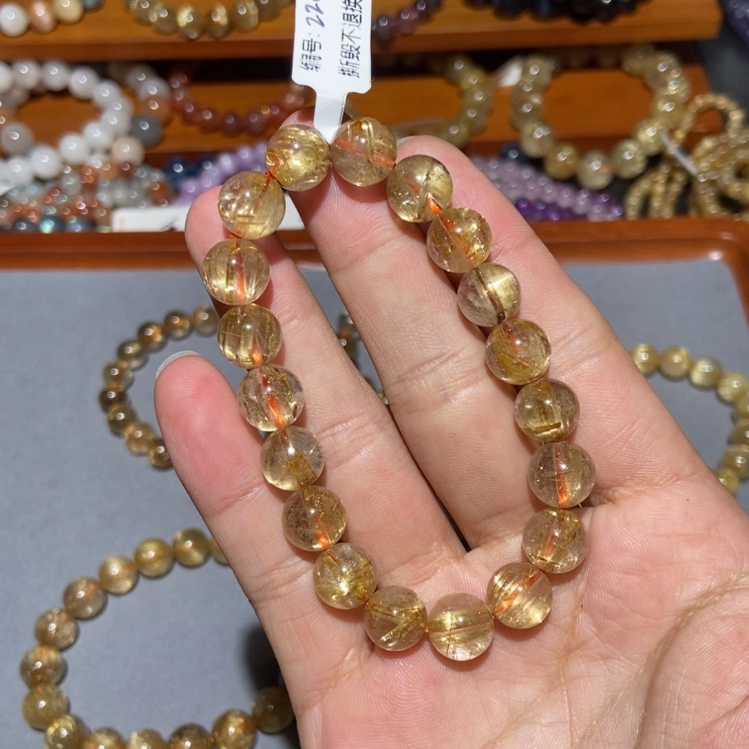 水晶手链未镶嵌-***d钛金